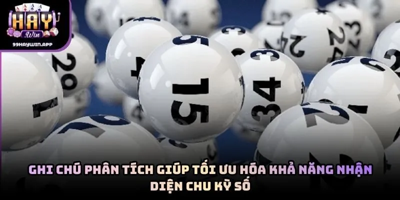 Ghi chú phân tích giúp tối ưu hóa khả năng nhận diện chu kỳ số