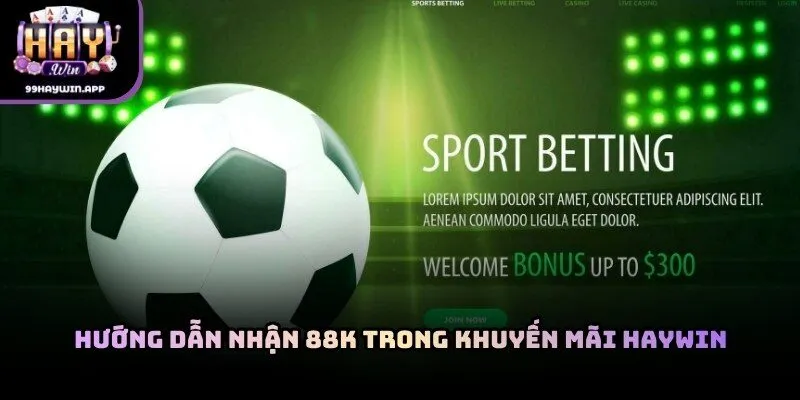 Hướng dẫn nhận 88k trong khuyến mãi haywin