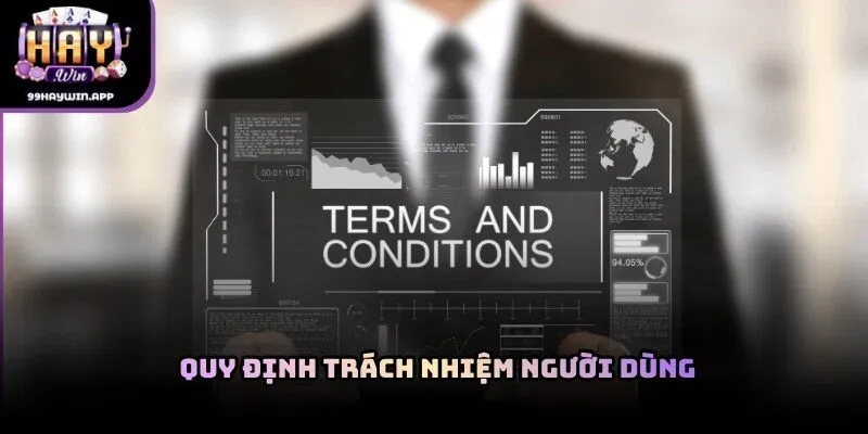 Minh họa quy định trách nhiệm người dùng trên haywin
